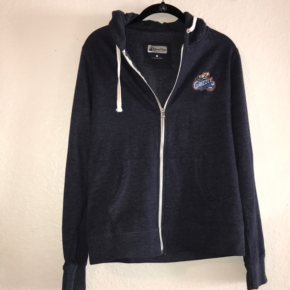 Disney zipper hooded sweatshirt